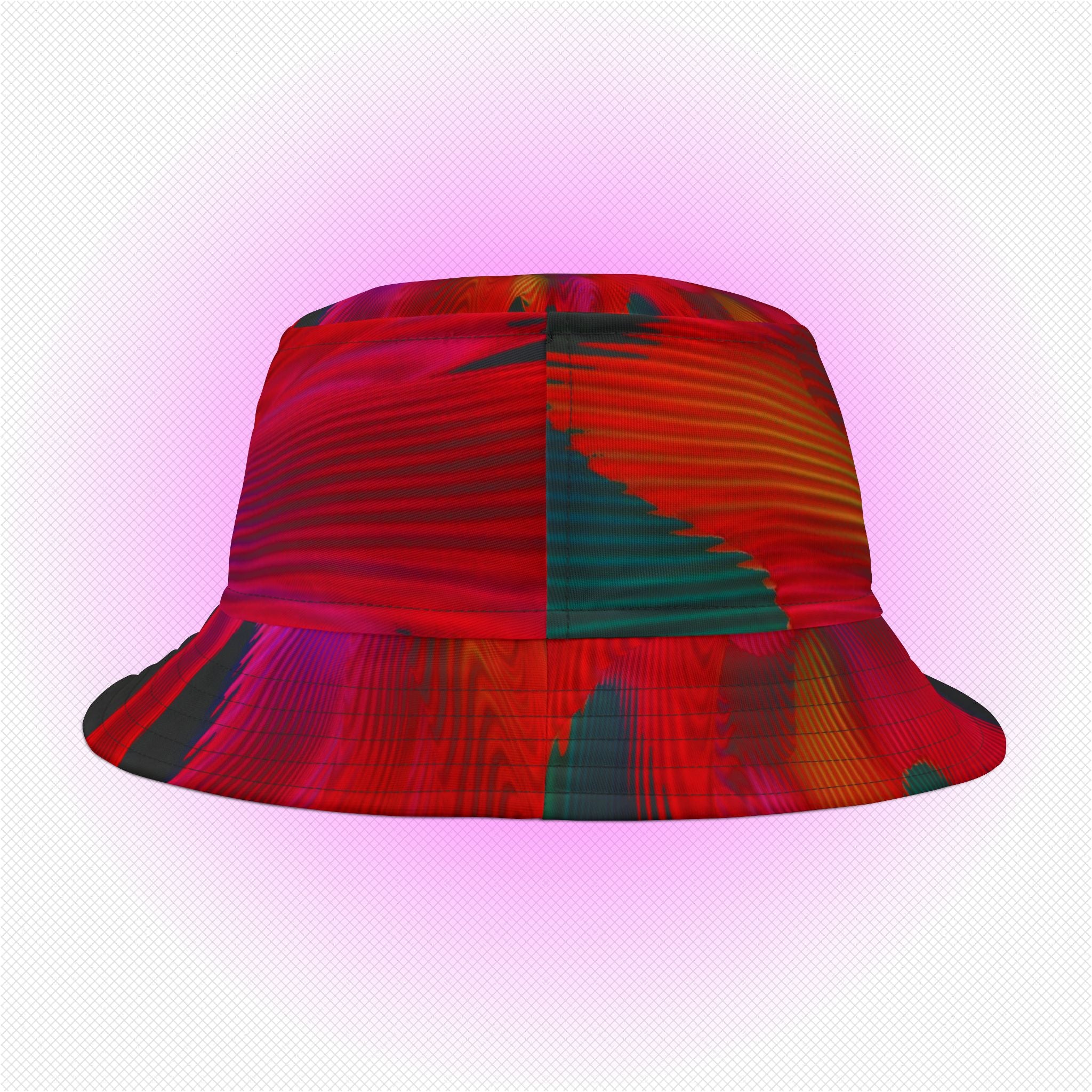 BLOOM GLITCH BUCKET HAT