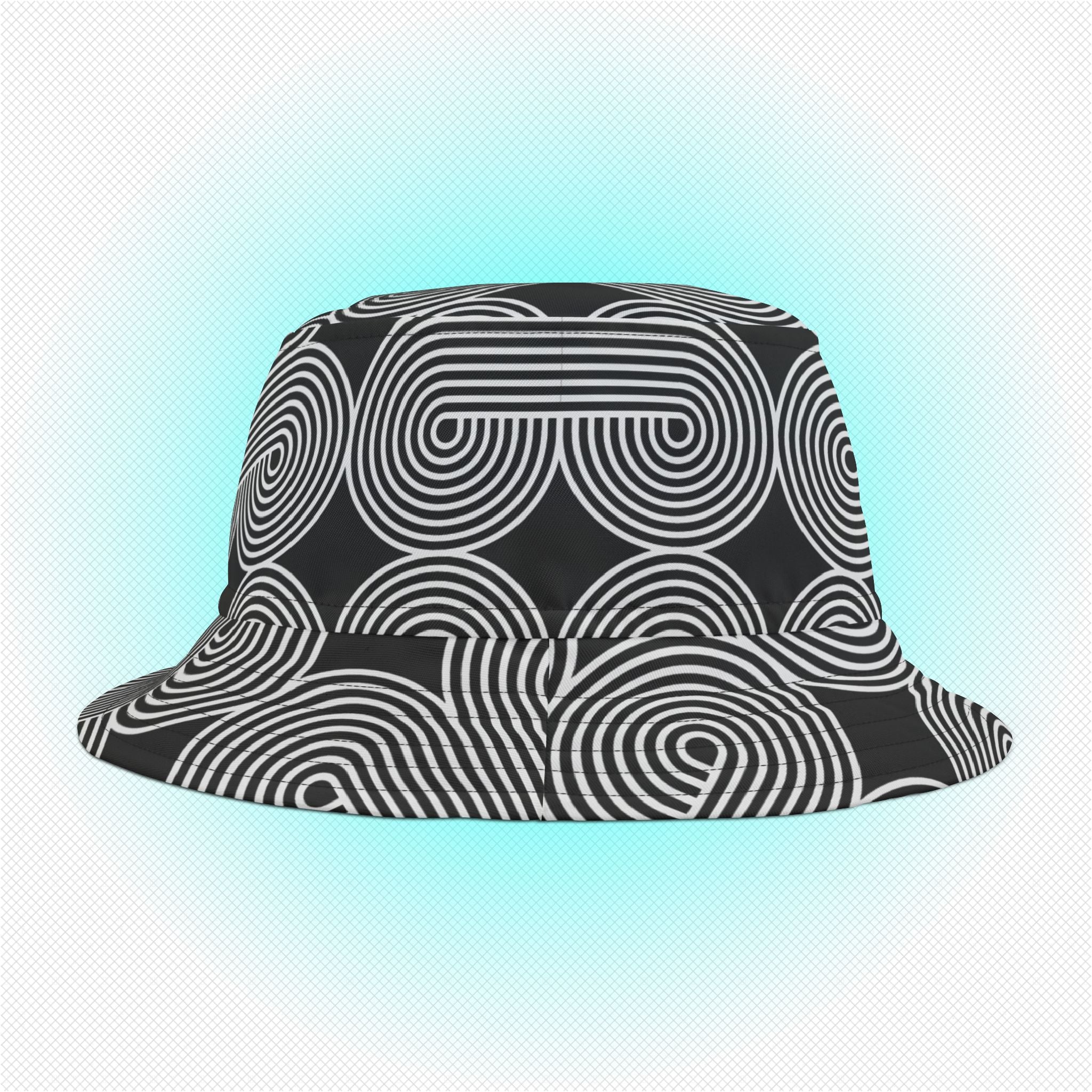 NODO NOIR ET BLANC BUCKET HAT