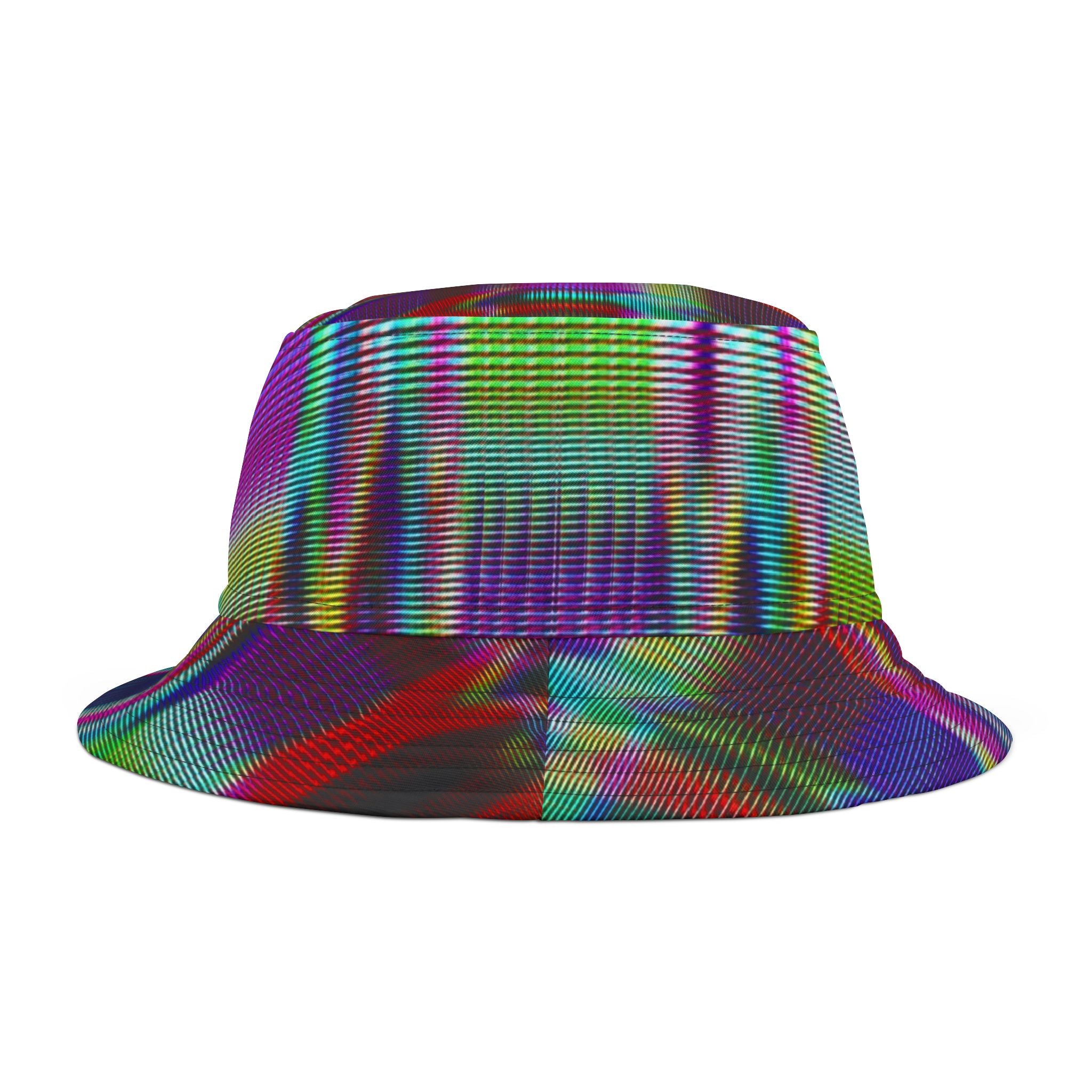 GLITCH IKAT #2 BUCKET HAT