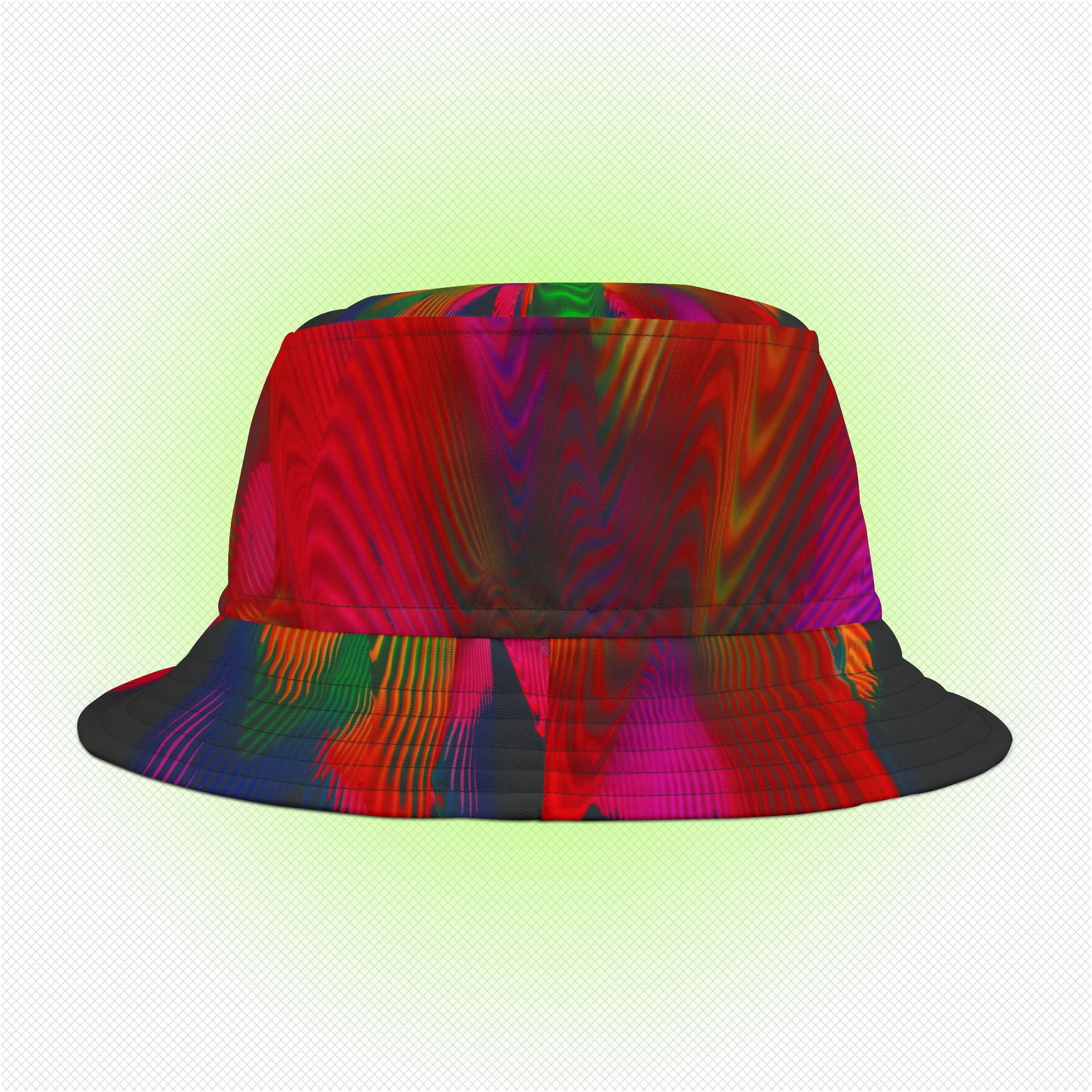 BLOOM GLITCH BUCKET HAT
