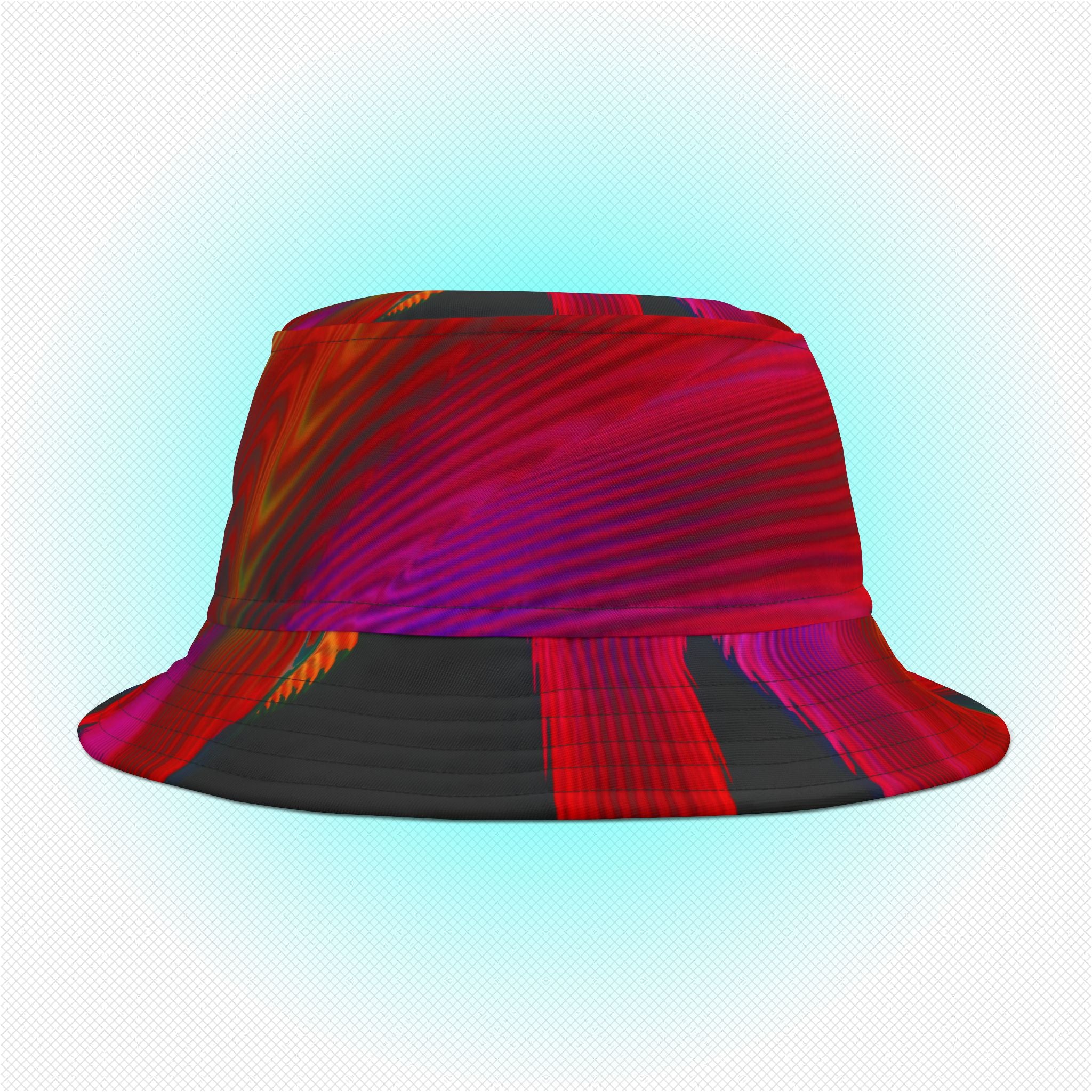BLOOM GLITCH BUCKET HAT