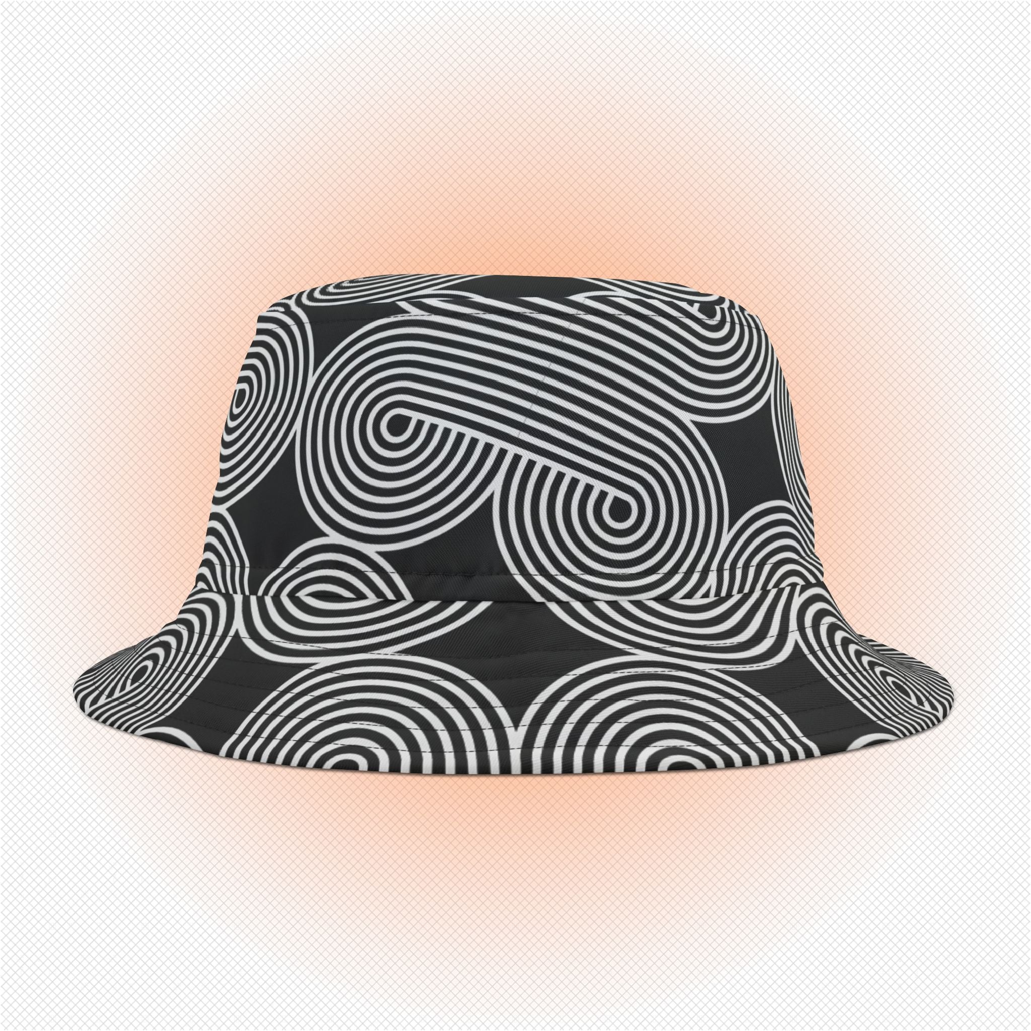 NODO NOIR ET BLANC BUCKET HAT