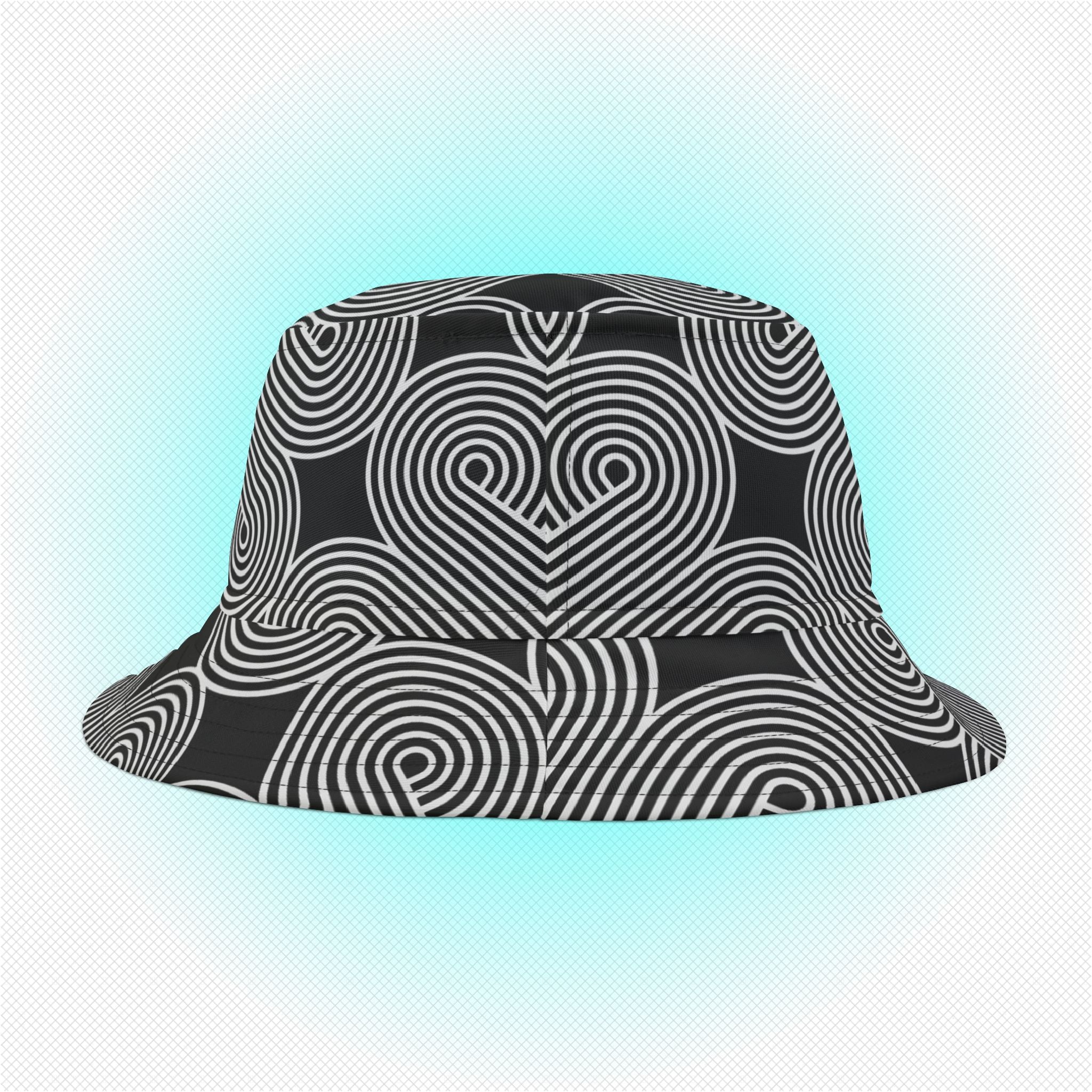 NODO NOIR ET BLANC BUCKET HAT