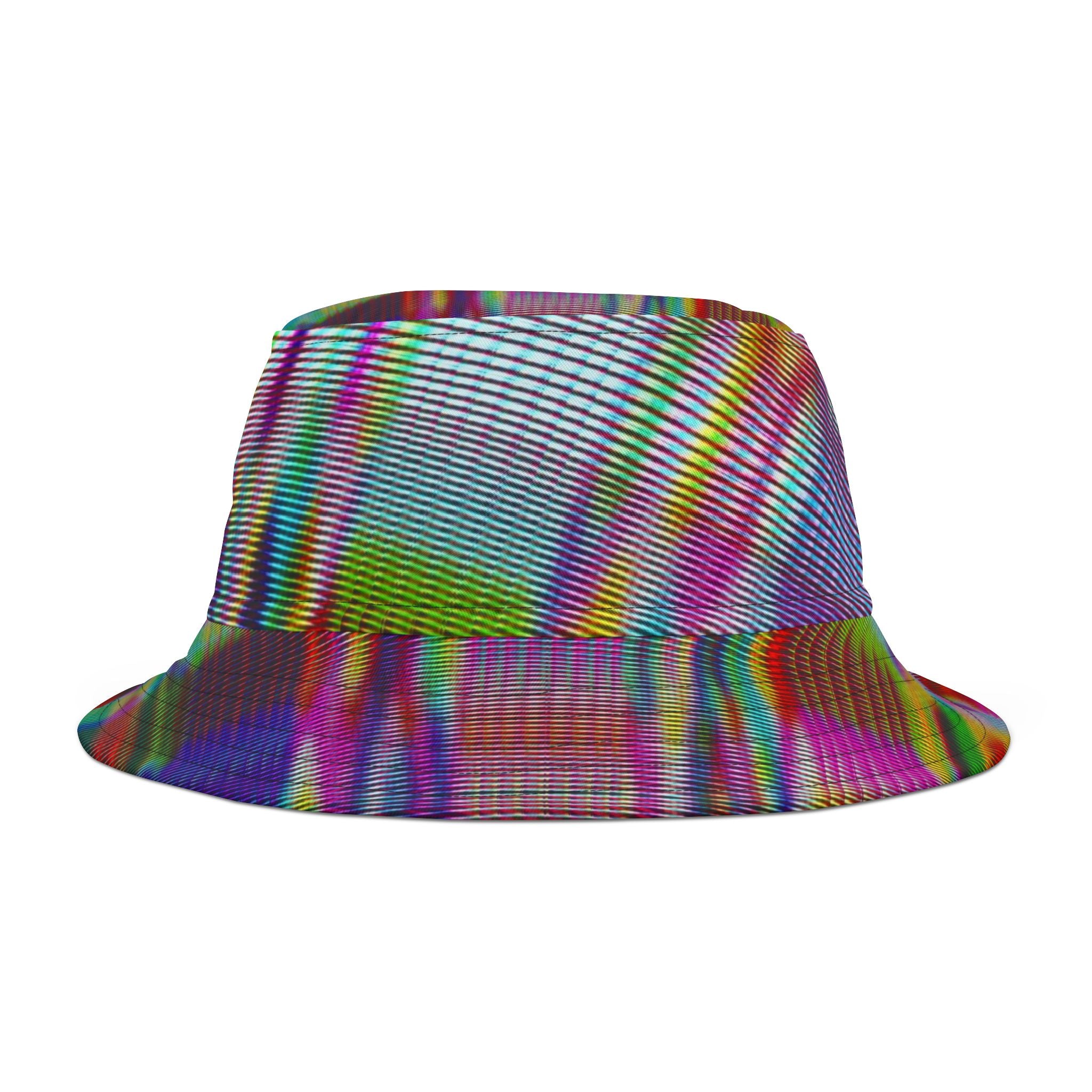 GLITCH IKAT #2 BUCKET HAT